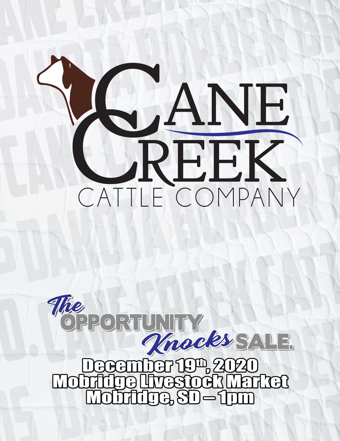 Cane Creek Cattle Co. Production Sale by American Hereford Association
