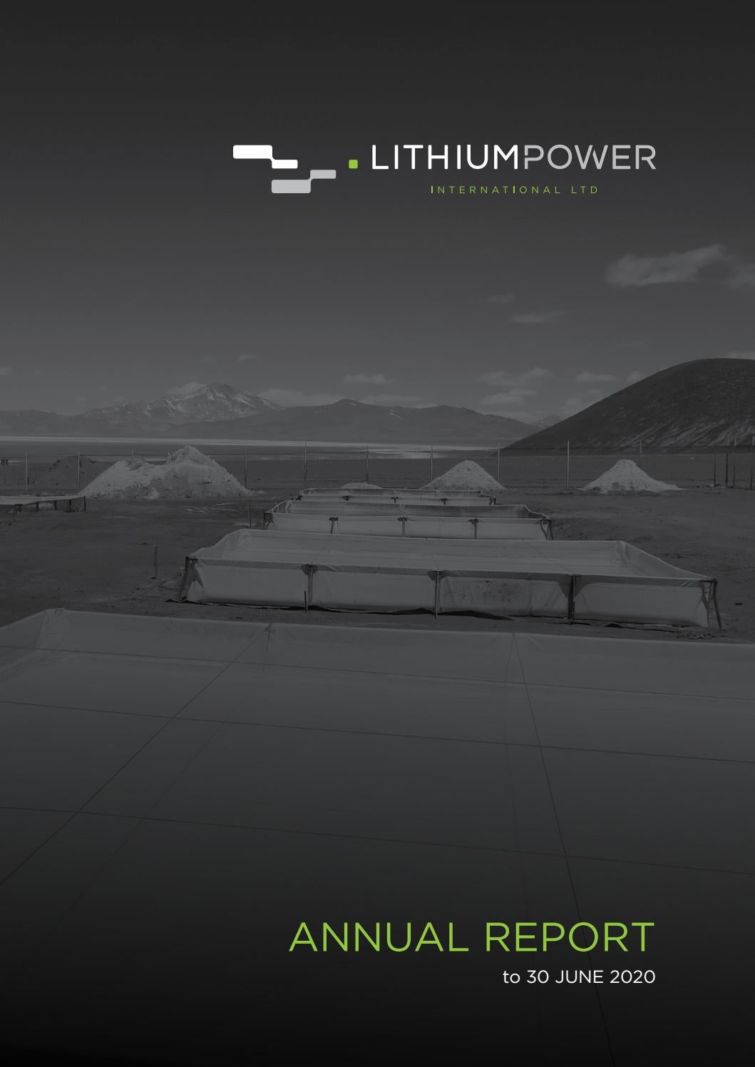 Lithium Power International Annual Report 2020 by APM Graphics
