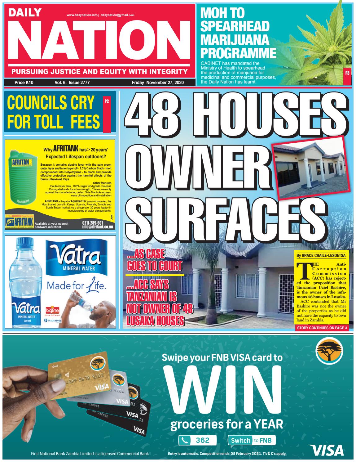 Daily Nation Friday November 27 2020 By Dailynation Issuu