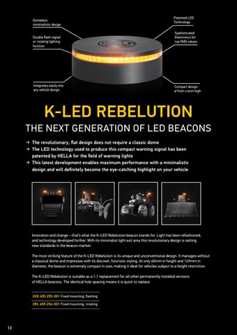 HELLA LED 灯饰 for 商用 Vehicles 手册 第 12 页