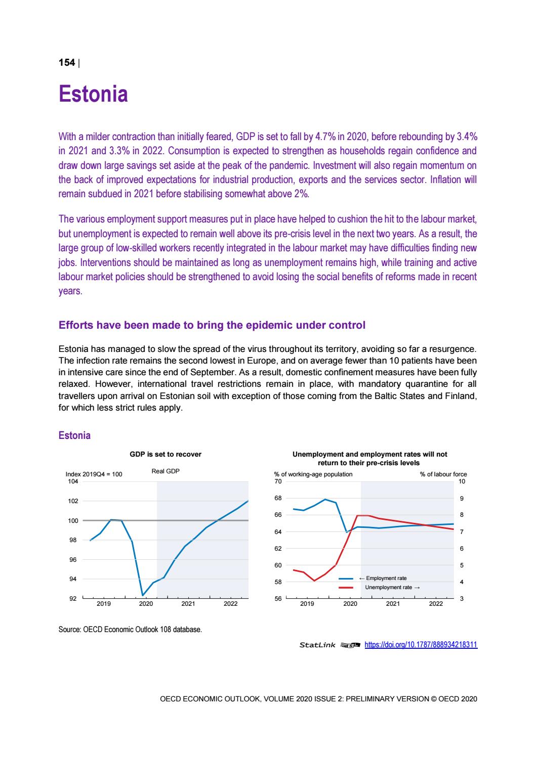 Estonia, OECD Economic Outlook, December 2020 by OECD - Issuu