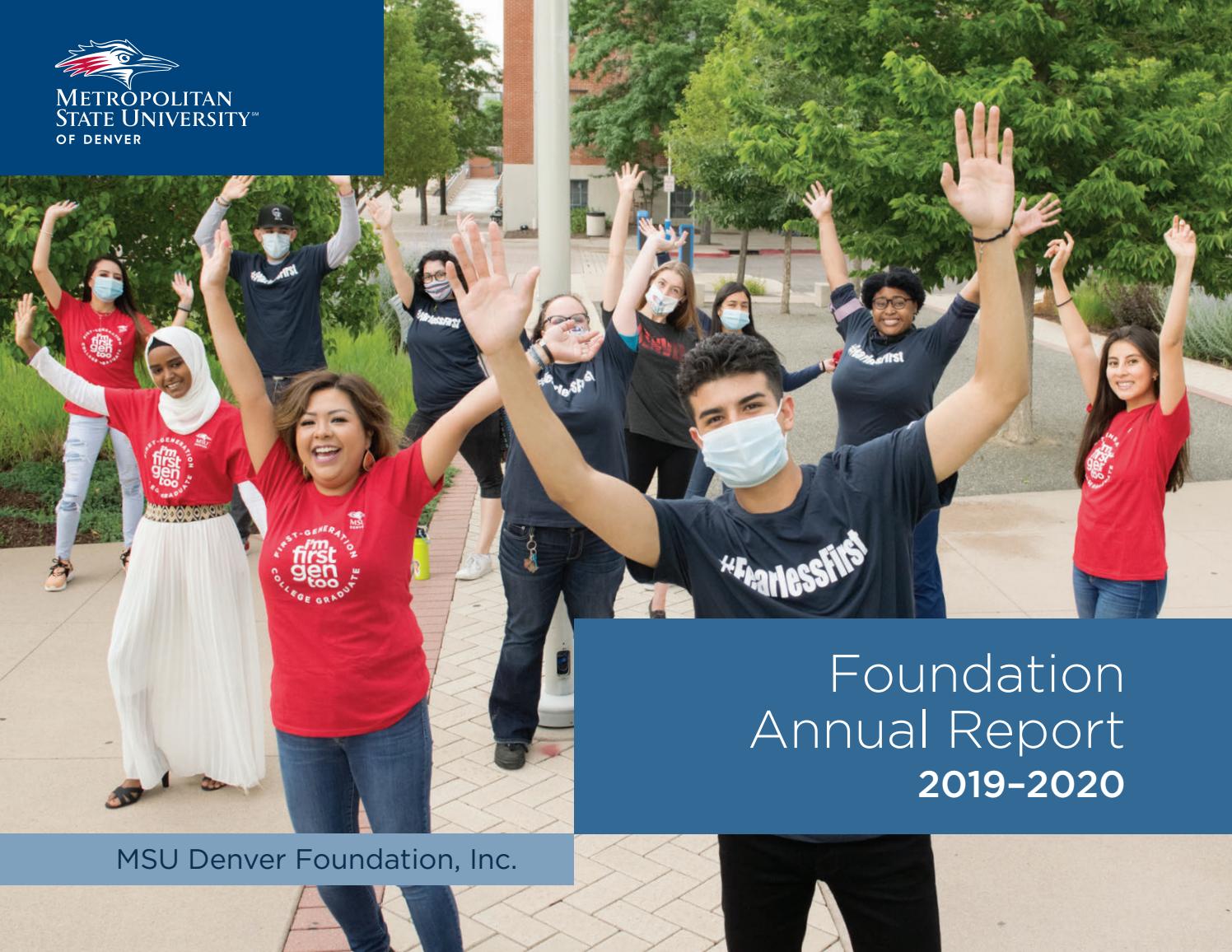 Foundation Annual Report 20192020 Metropolitan State University of