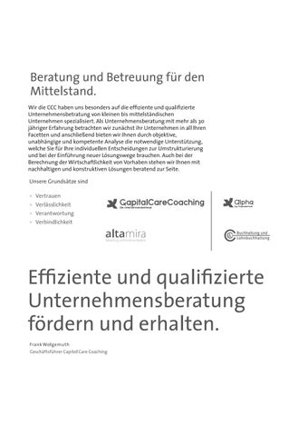 CAPITEL CARE COACHING DIE UNTERNEHMENSBERATER 第 2 页