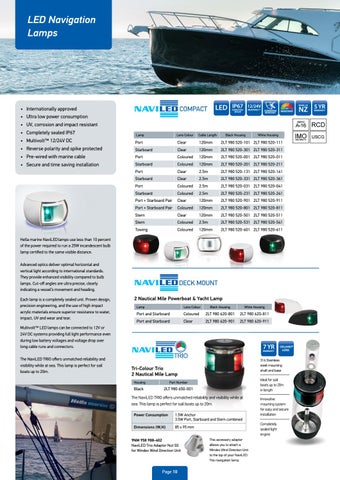 Hella marine 新品 and Overview New Zealand 灯饰手册 2020-21 第 10 页