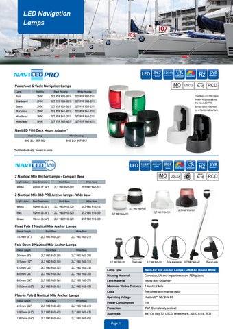 Hella marine 新品 and Overview New Zealand 灯饰手册 2020-21 第 11 页