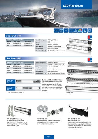 Hella marine 新品 and Overview New Zealand 灯饰手册 2020-21 第 13 页