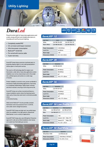 Hella marine 新品 and Overview New Zealand 灯饰手册 2020-21 第 18 页