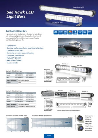 Hella marine 新品 and Overview New Zealand 灯饰手册 2020-21 第 7 页