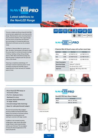 Hella marine 新品 and Overview New Zealand 灯饰手册 2020-21 第 9 页