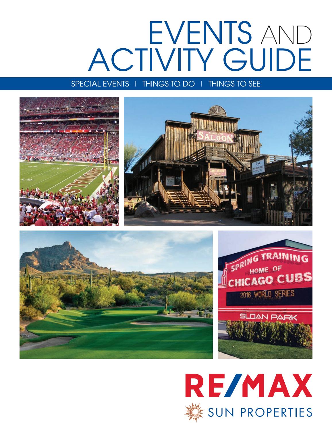 Remax Events and Activity Guide by REMAX Sun Properties Issuu