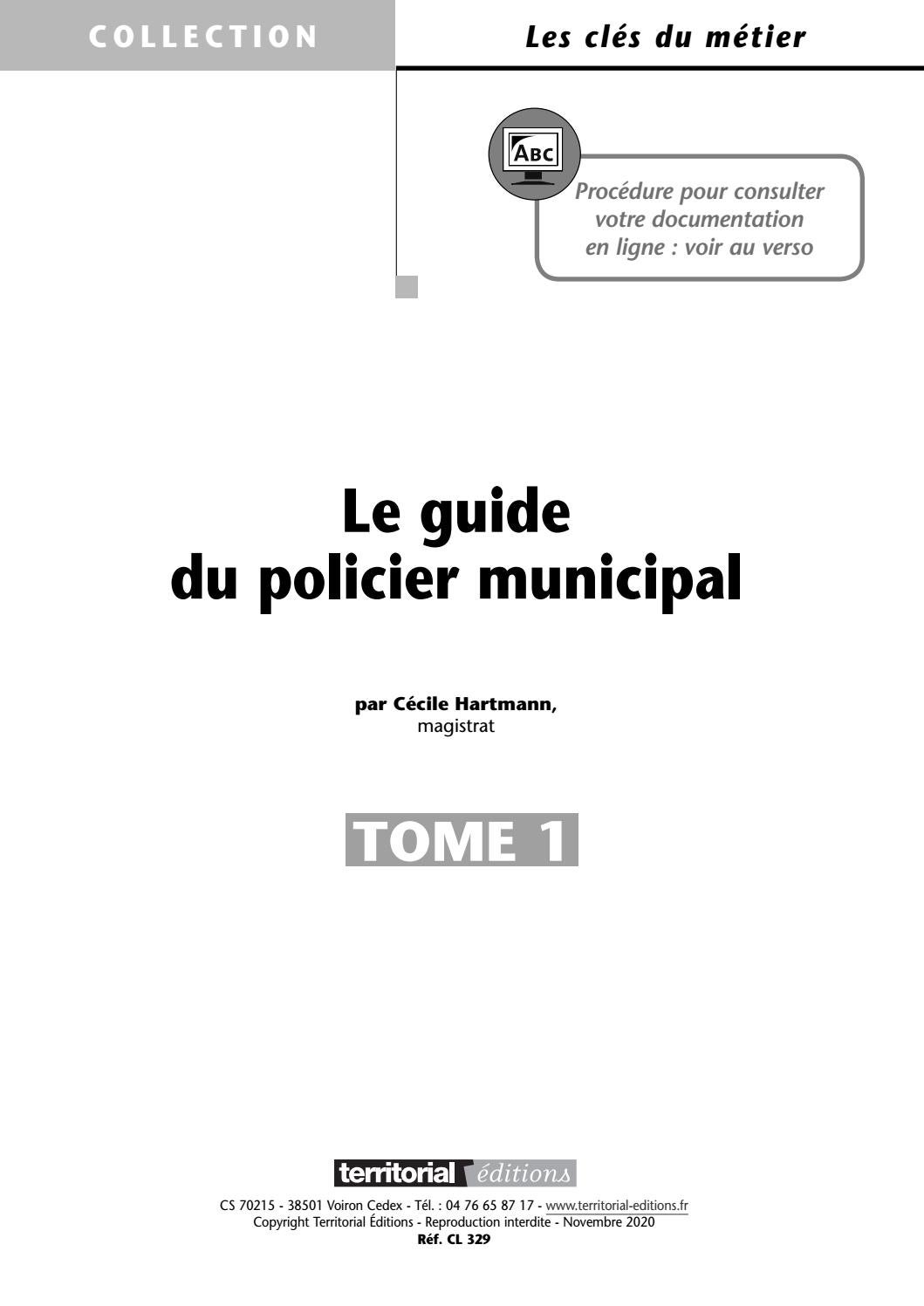 Le Guide Du Policier Municipal By Infopro Digital Issuu