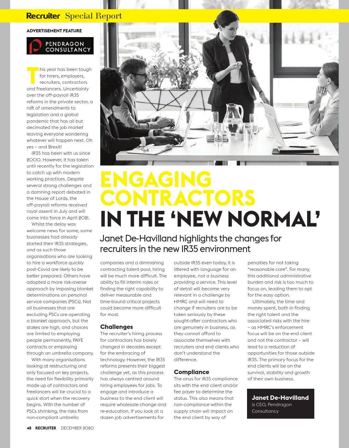 Recruiter - December 2020 by Redactive Media Group - Issuu