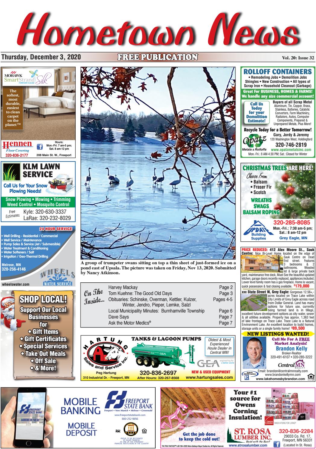Hometown News December 3, 2020 by Hometown News - Issuu