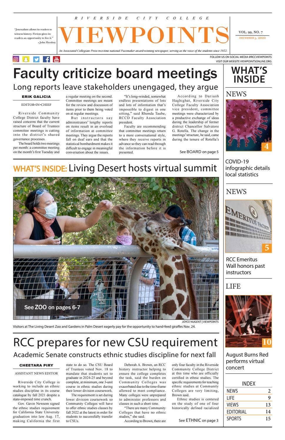 Viewpoints Issue No. 7 December 3, 2020 by RCC Viewpoints - Issuu