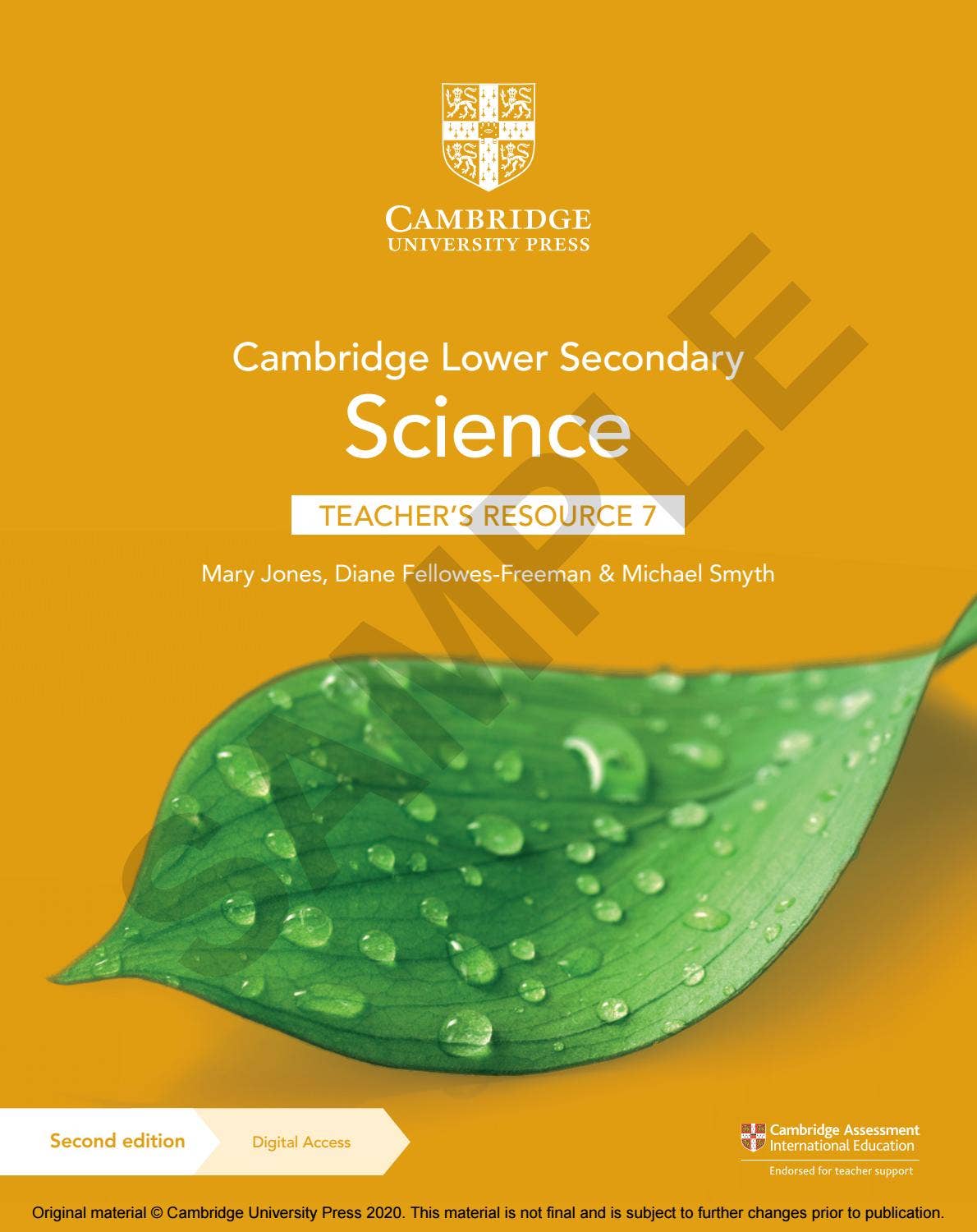 Lower Secondary Science TEACHER’S RESOURCE 7 by Cambridge International ...