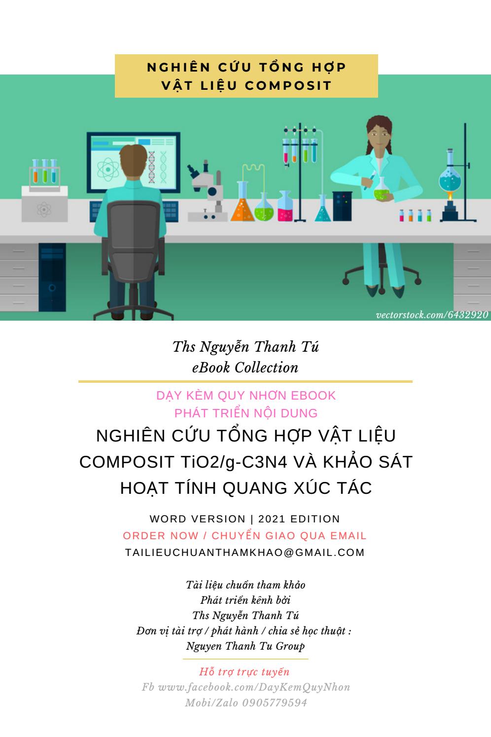 NGHIÊN CỨU TỔNG HỢP VẬT LIỆU COMPOSIT TiO2/g-C3N4 VÀ KHẢO SÁT HOẠT TÍNH ...
