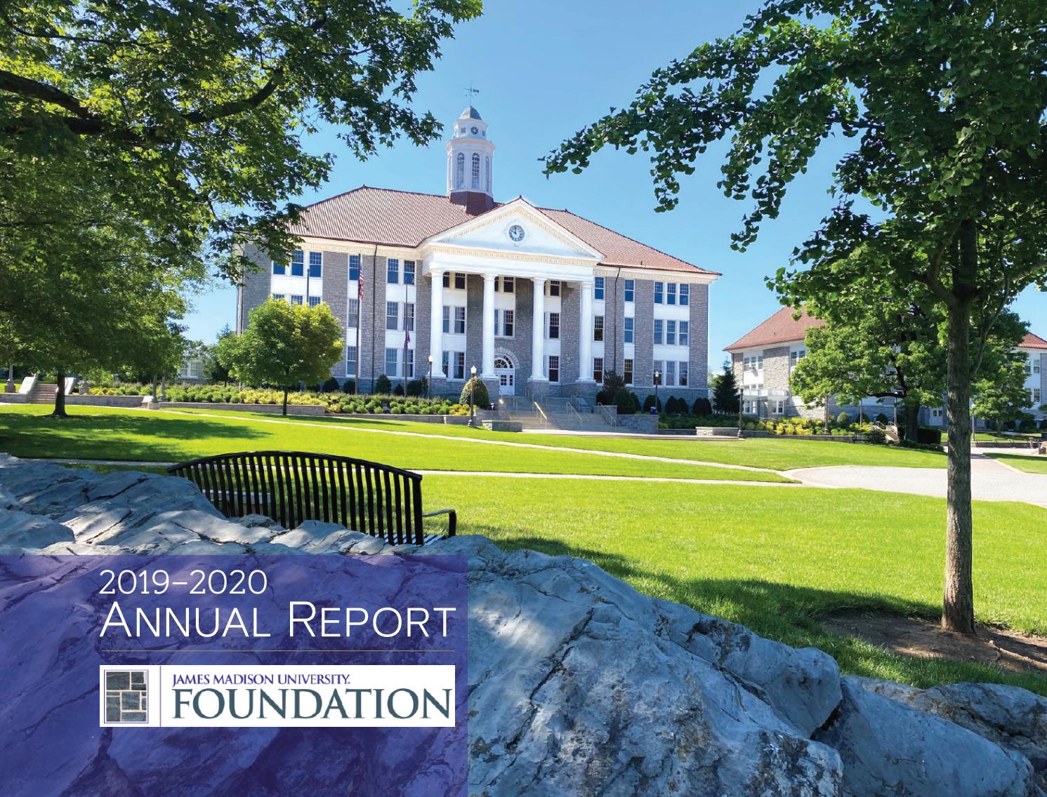 JMU Foundation Annual Report 20192020 by James Madison University Issuu