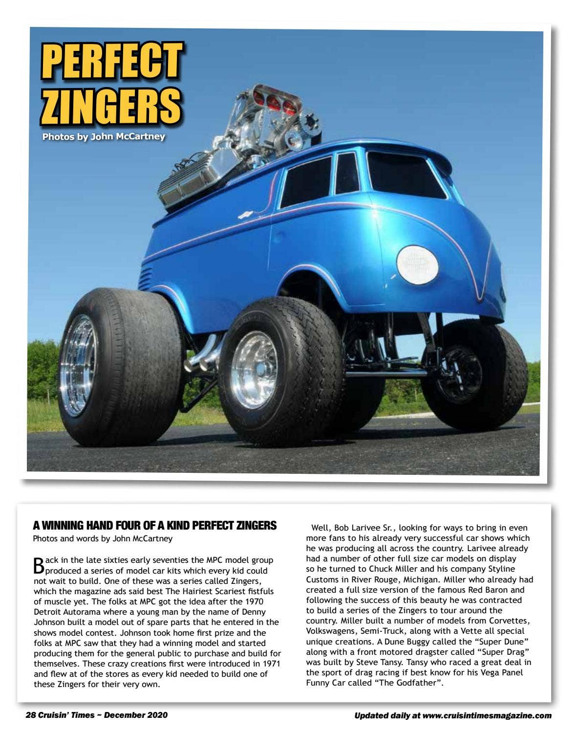Cruisin Times Magazine - December 2020 Issue by Cruisin' Times