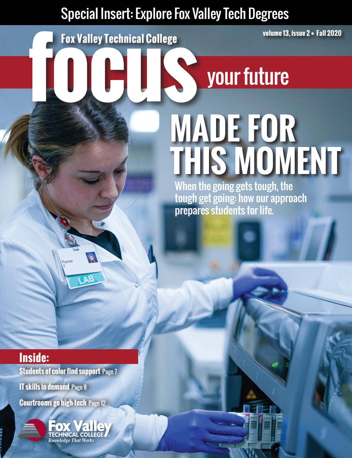 Fox Valley Technical College Focus Magazine | Fall 2020 by Fox Valley ...