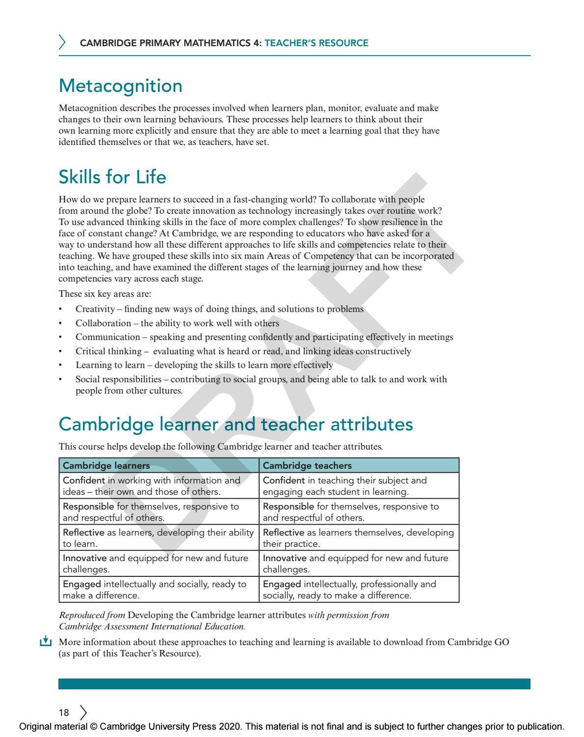 Primary Mathematics Teacher’s Resource 4 Sample by Cambridge ...