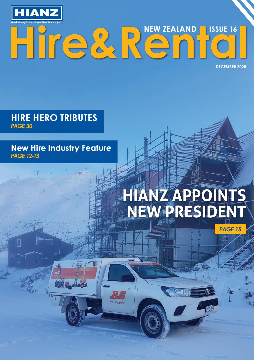 Hire And Rental December Issue 16 By Hianz Issuu