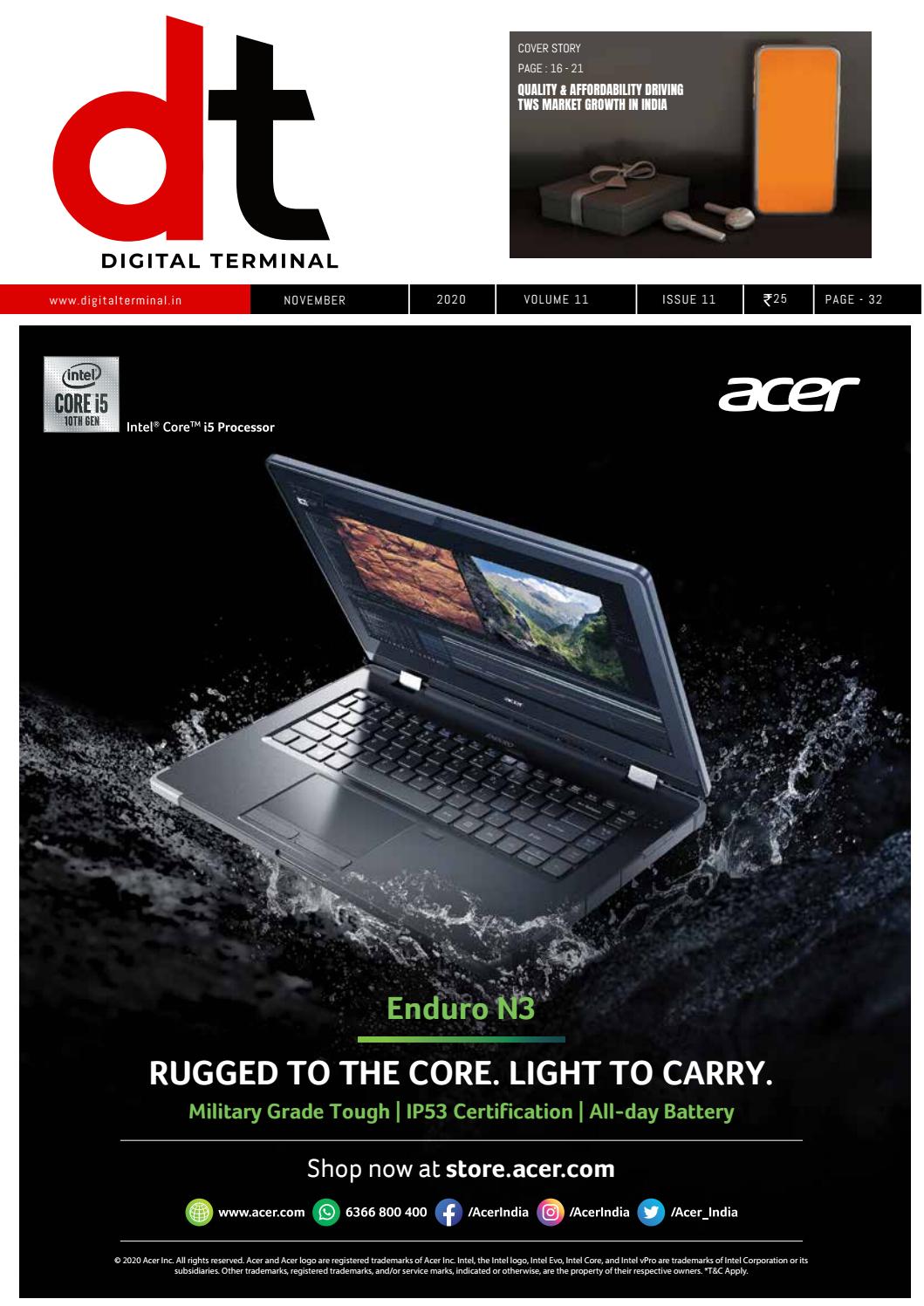 Dt November Issue By Digital Terminal Issuu