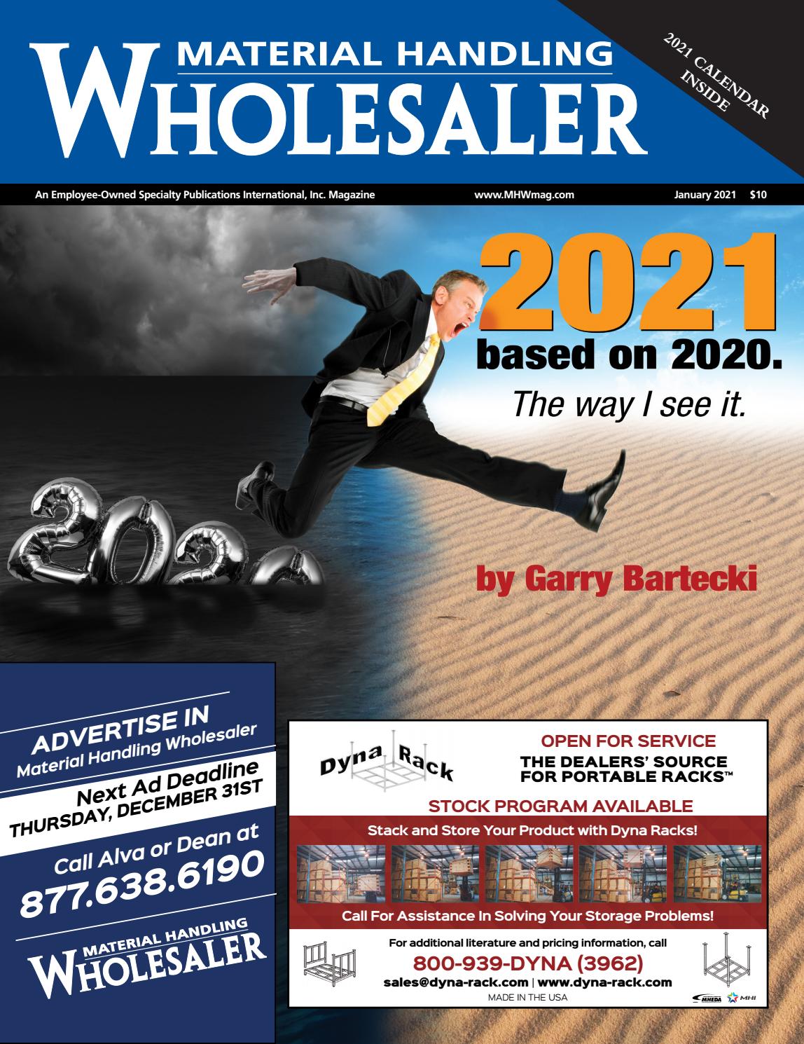 January 2021 Material Handling Wholesaler by Material Handling