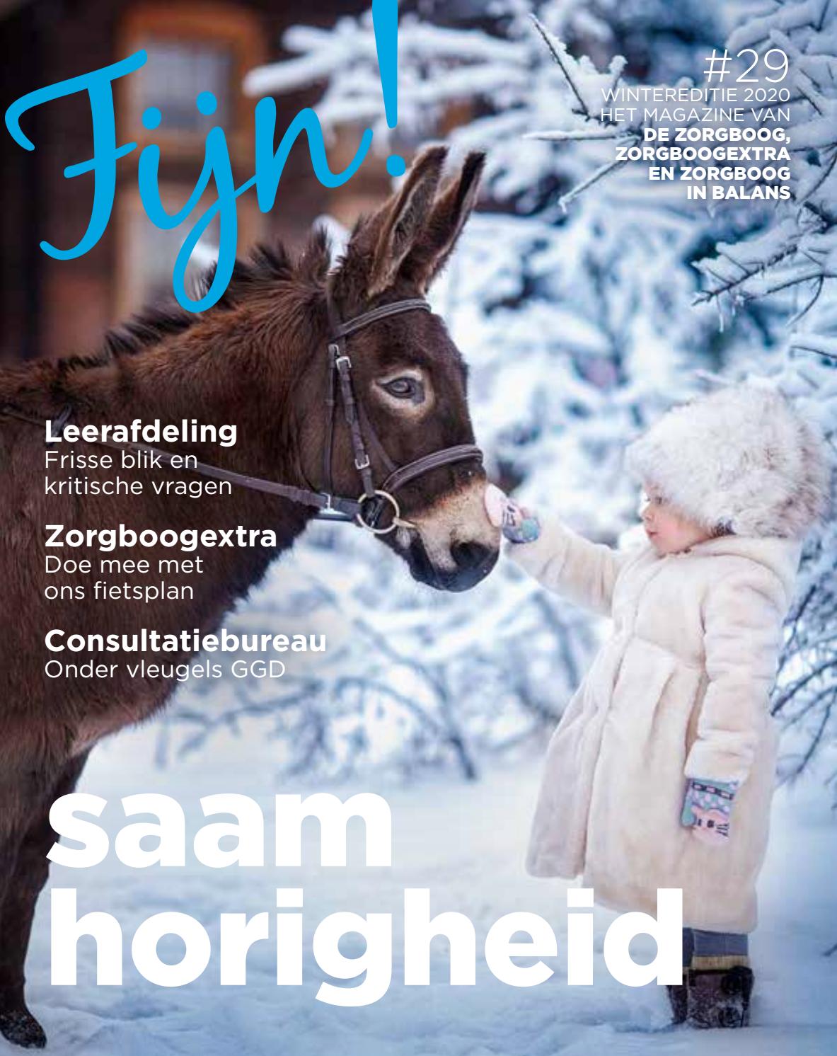 Zorgboog magazine Fijn! #29 (winter 2020) by de Zorgboog - Issuu