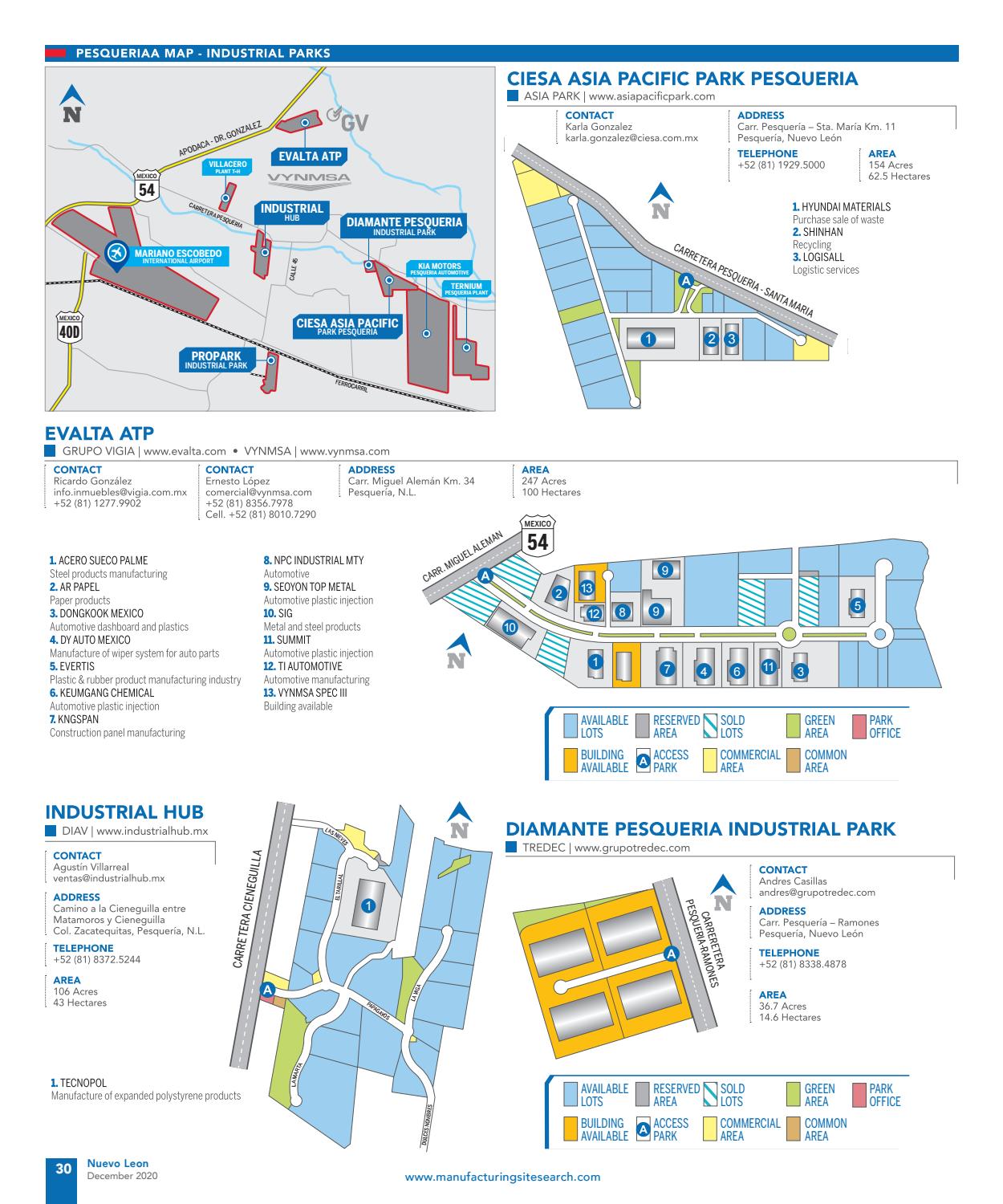 Manufacturingsitesearch Nuevo Leon By Mexico Industry Issuu