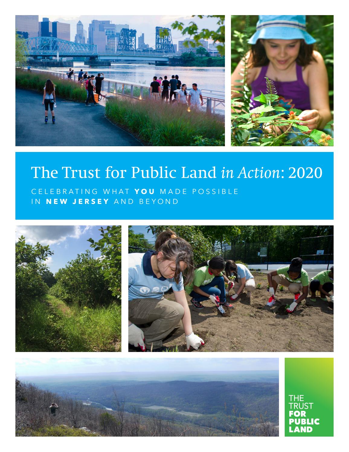 NEW JERSEY The Trust for Public Land in Action 2020 by Trust for