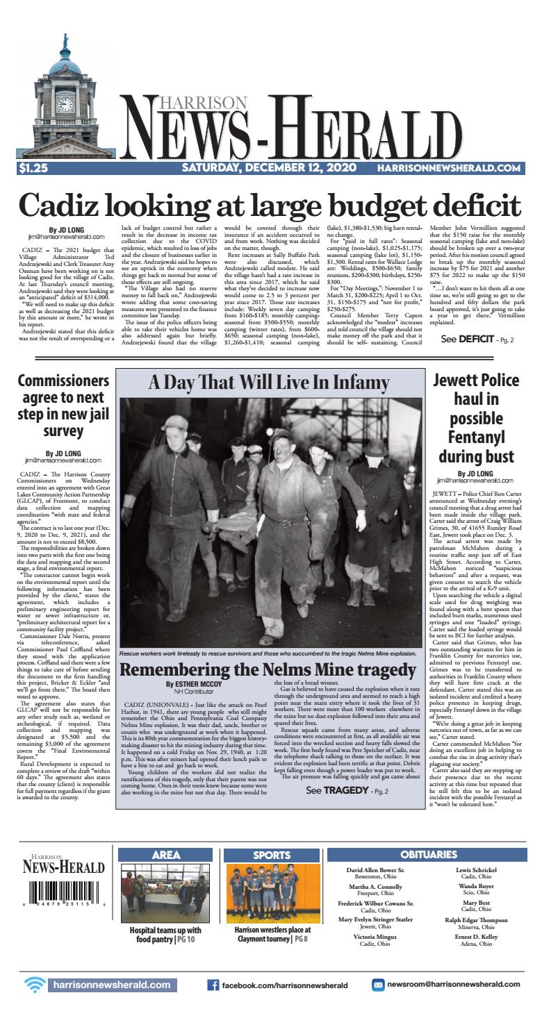 Harrison News Herald 121220 by Harrison NewsHerald Archive Issuu