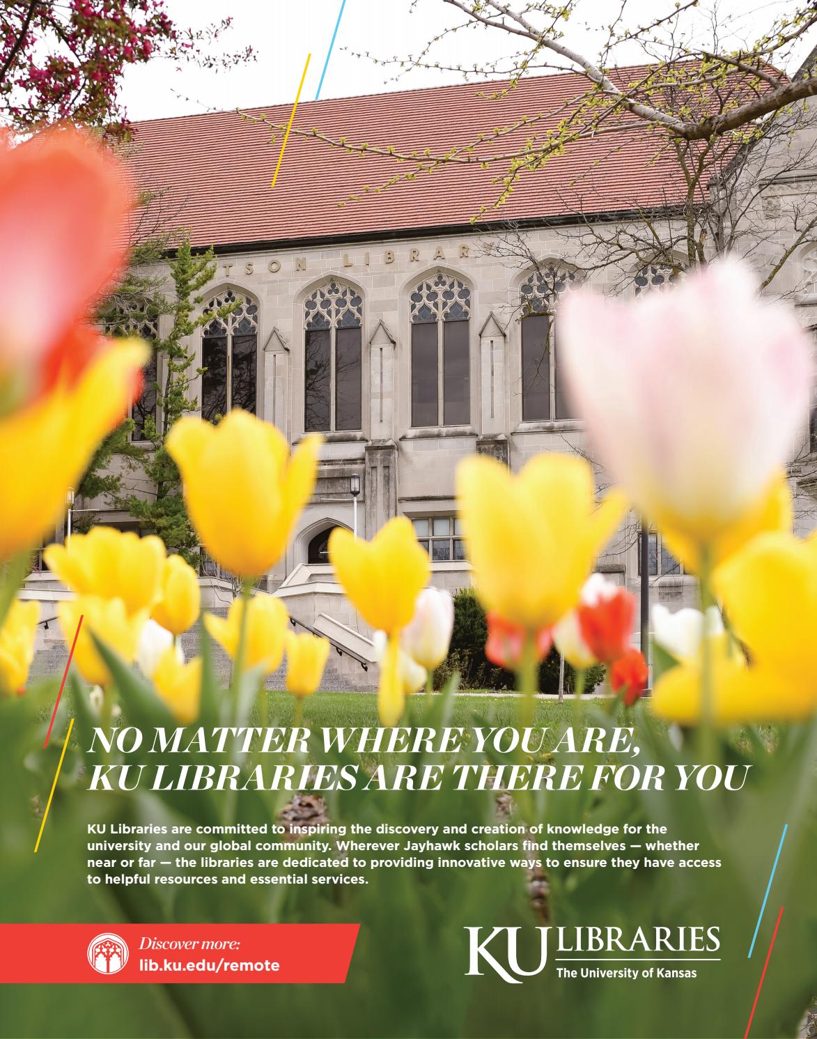KU Alumni magazine ad, May 2020 by KU Libraries Issuu