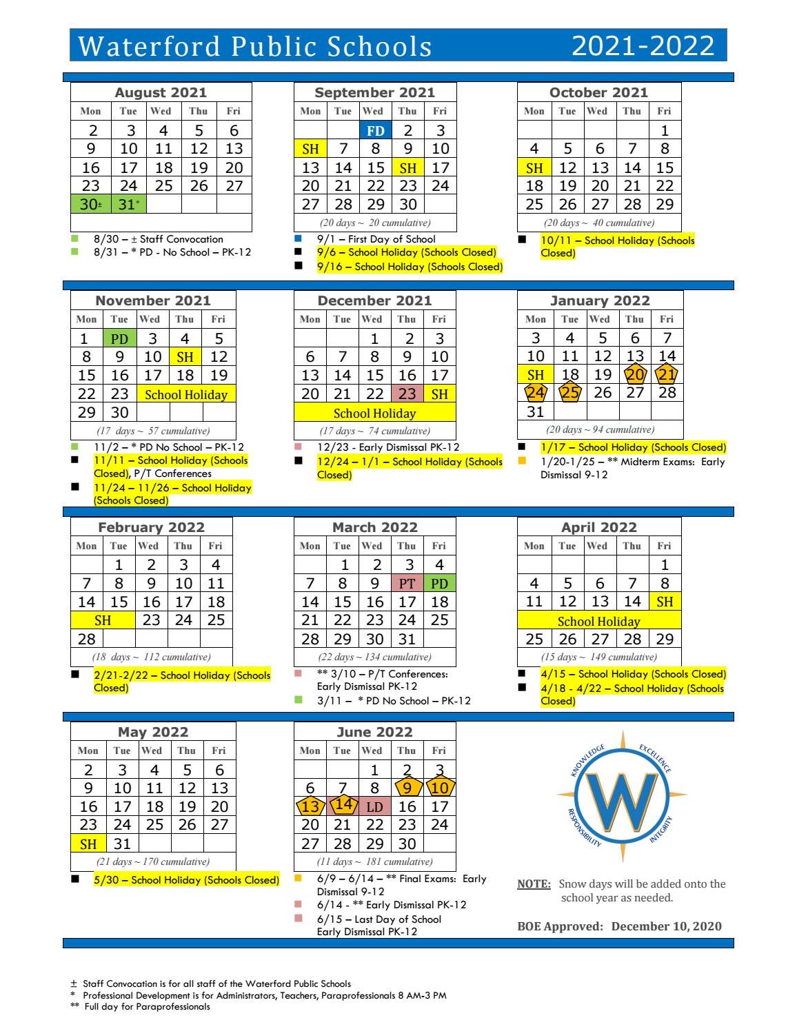 Waterford School Vt Calendar 2021 2022 Academic Calendar 2022 Waterford School Vt Calendar 2021 2022 Academic Calendar 2022