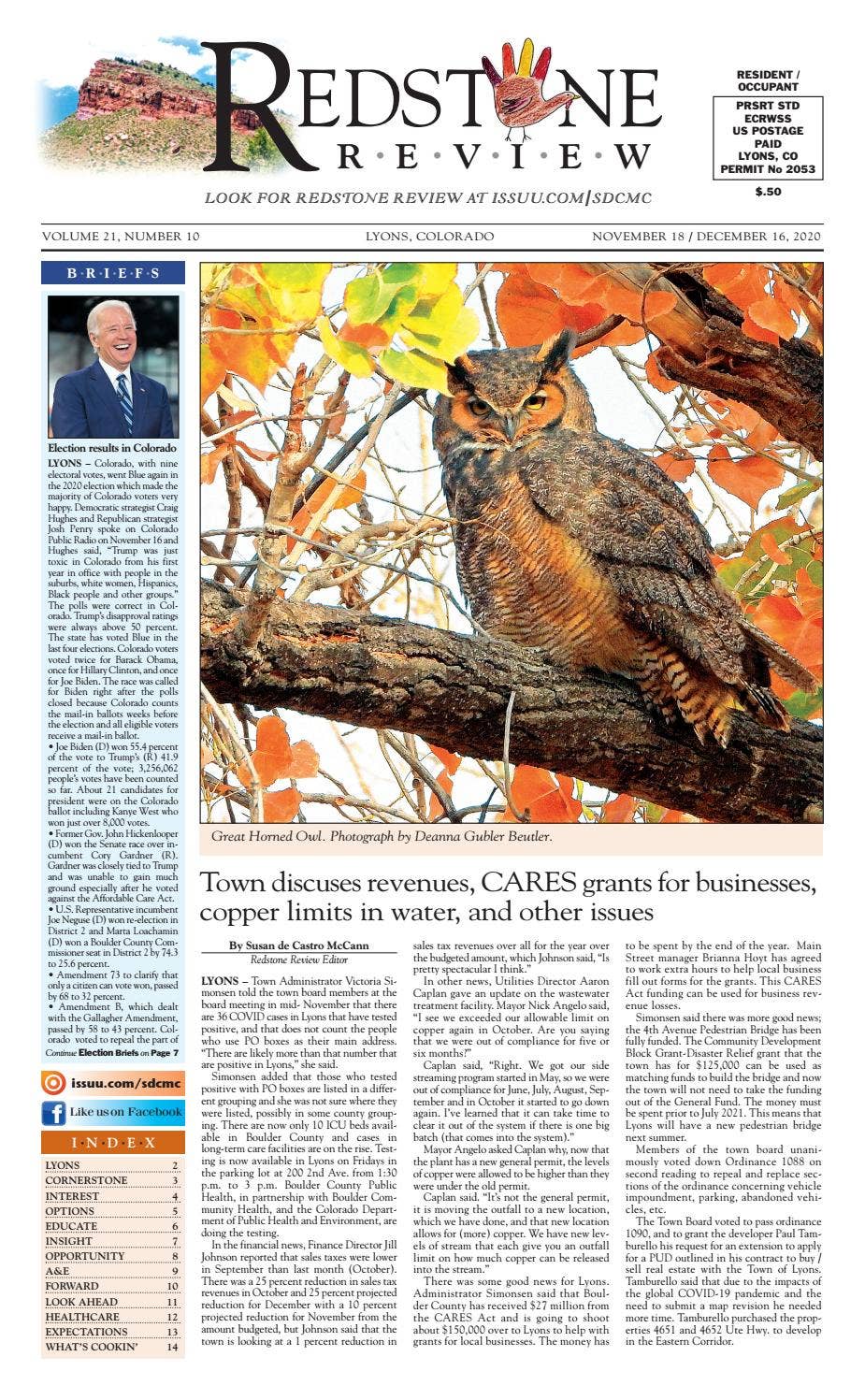 Redstone Page Redstone November/December 2020 by Redstone Review - Issuu