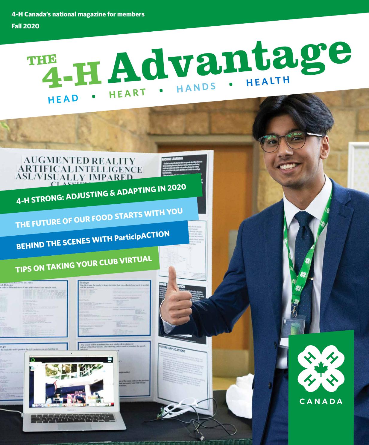 The 4H Advantage Fall 2020 by 4H Canada Issuu