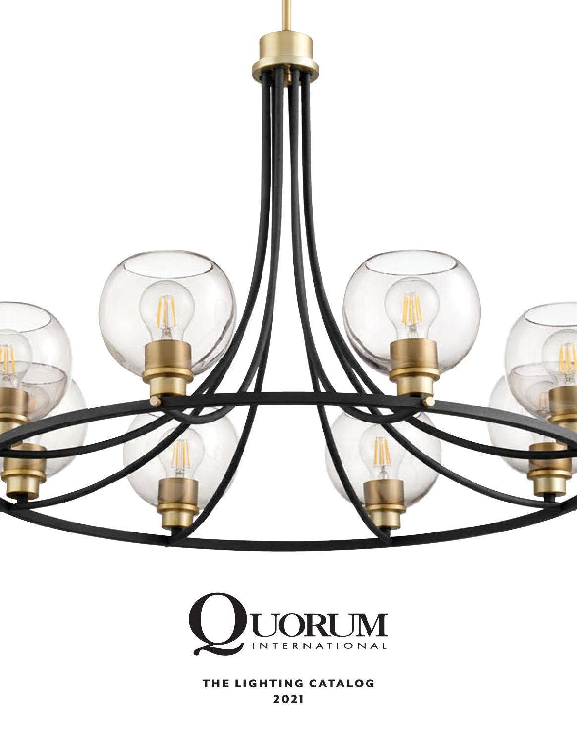 Quorum Lighting Catalog 2021 by Pinhook Branding LLC Issuu