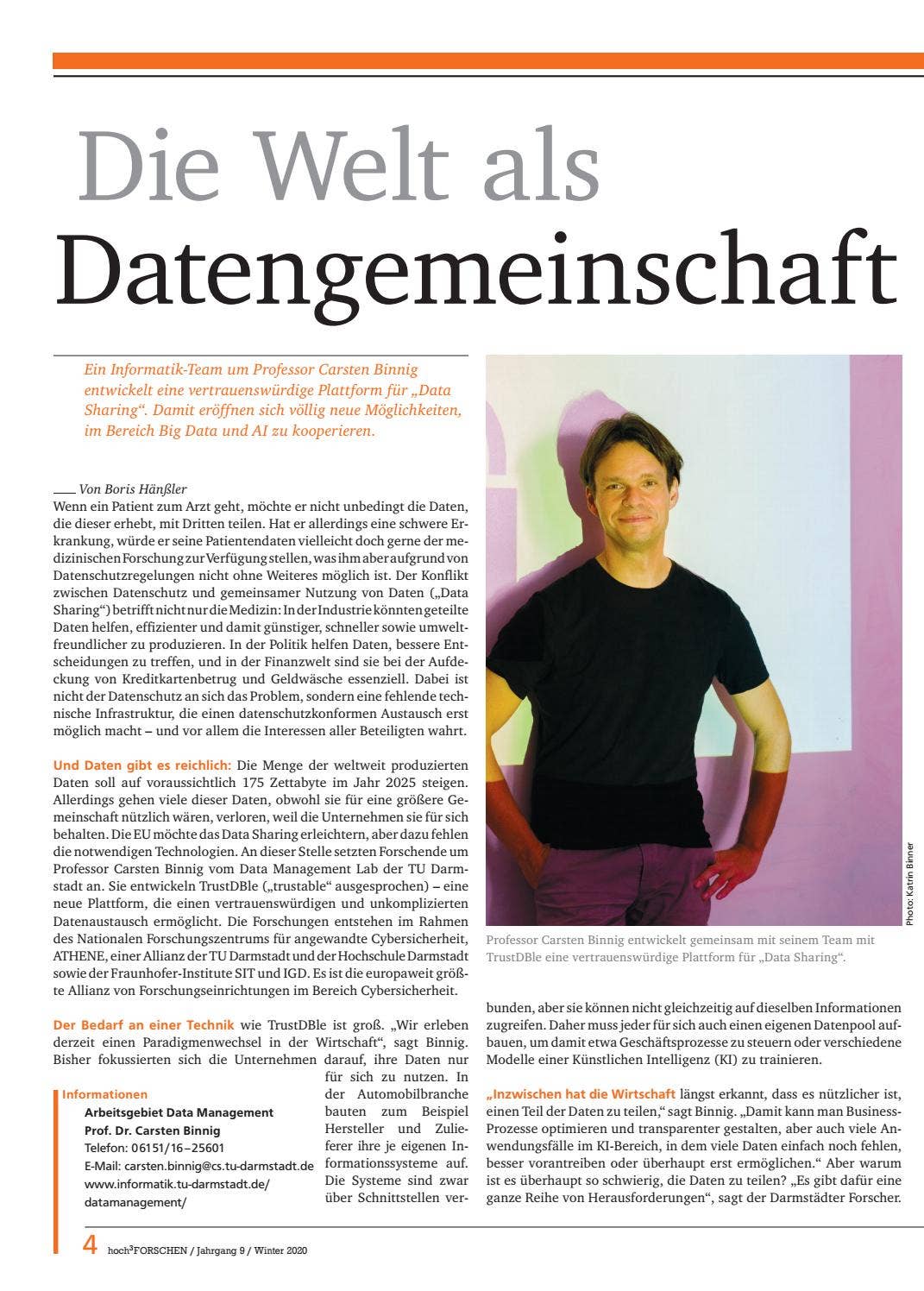 hoch FORSCHEN #4/2020 by TU Darmstadt - Issuu