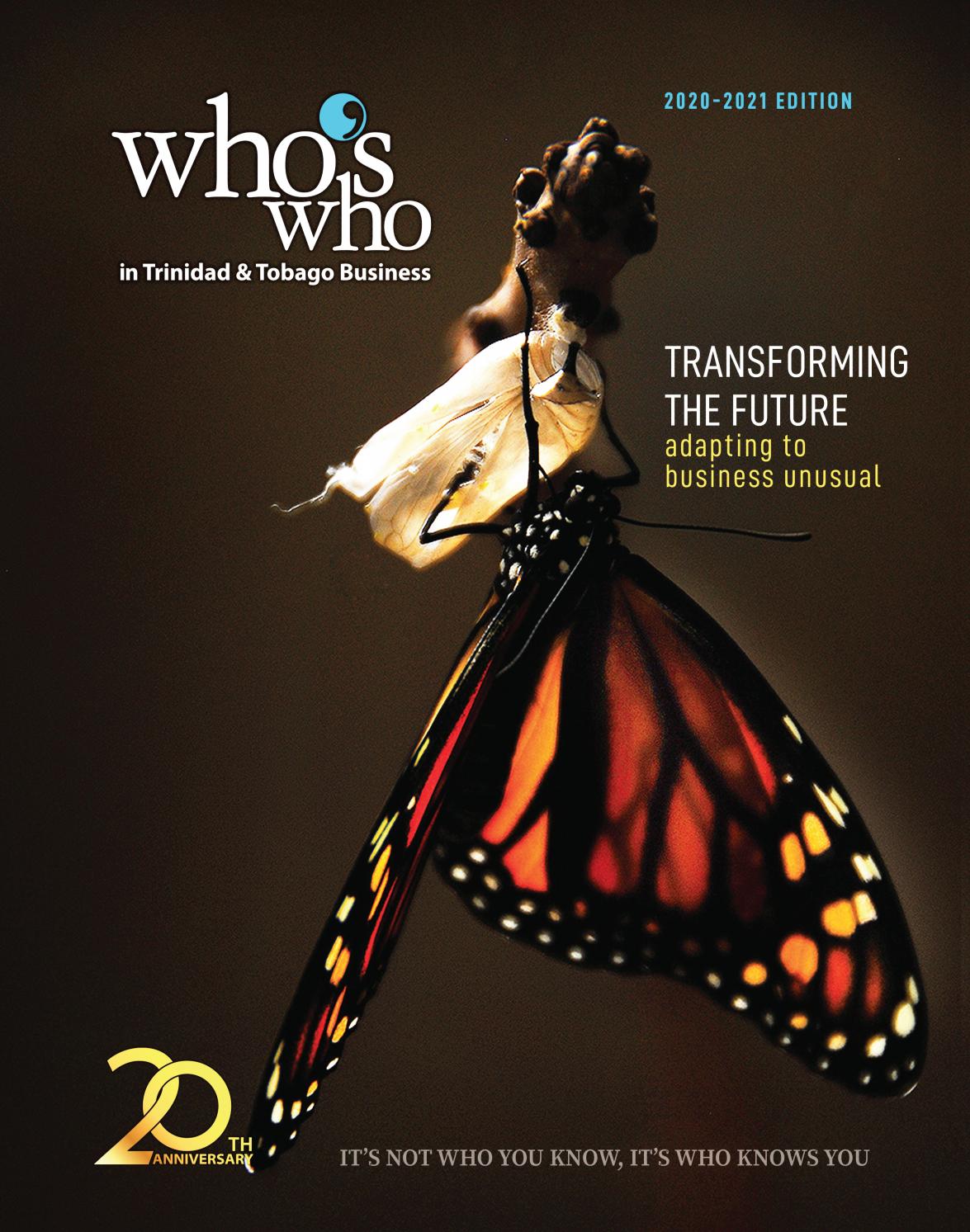 1175px x 1493px - Who's Who in Trinidad & Tobago Business 2020-2021 by Prestige Business  Publications Ltd. - Issuu