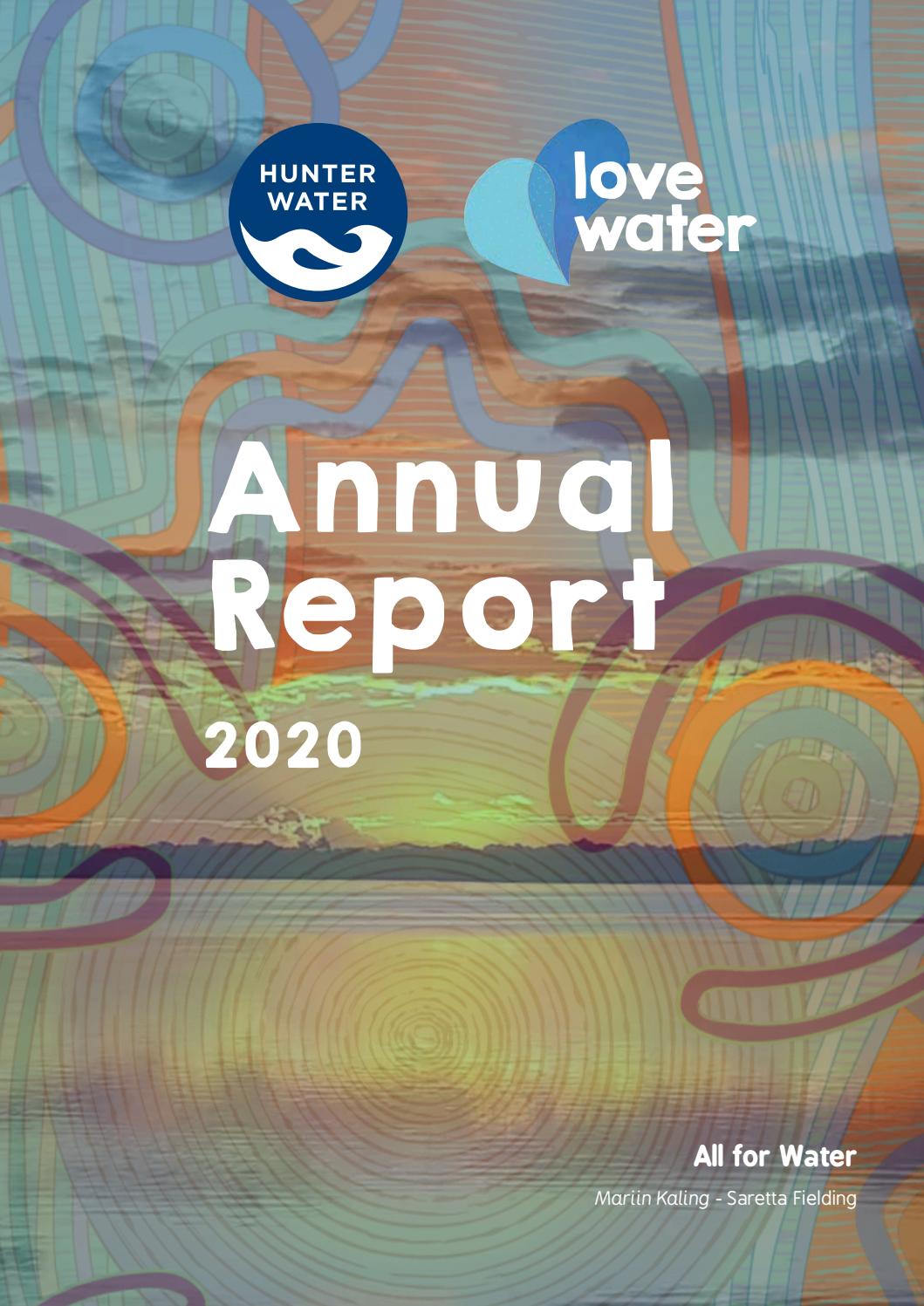 Hunter Water Annual Report 2020 by Hunter Water Issuu