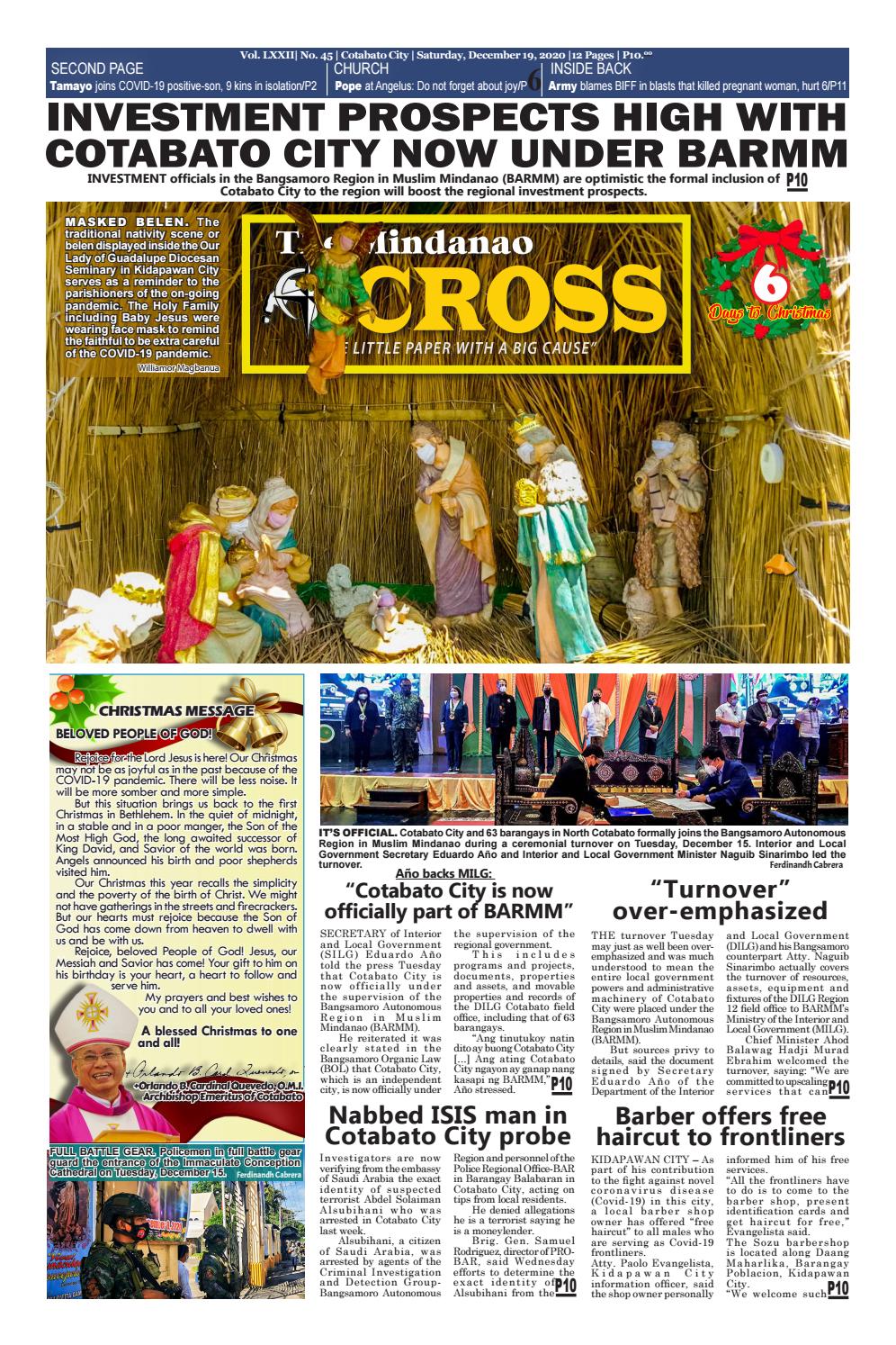 The Mindanao Cross December 19 By The Mindanao Cross Issuu