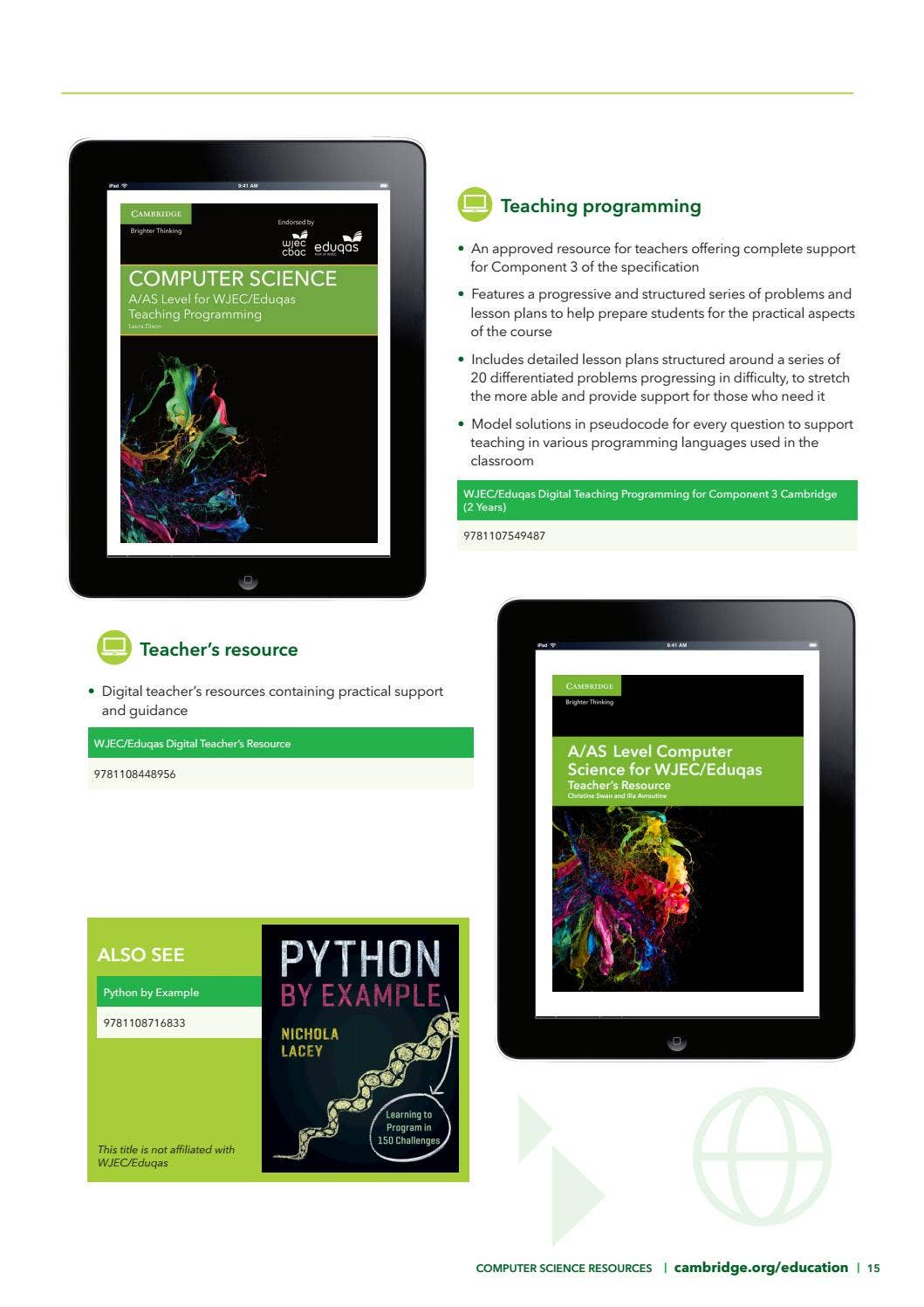 Computer science UK catalogue by Cambridge International Education - Issuu