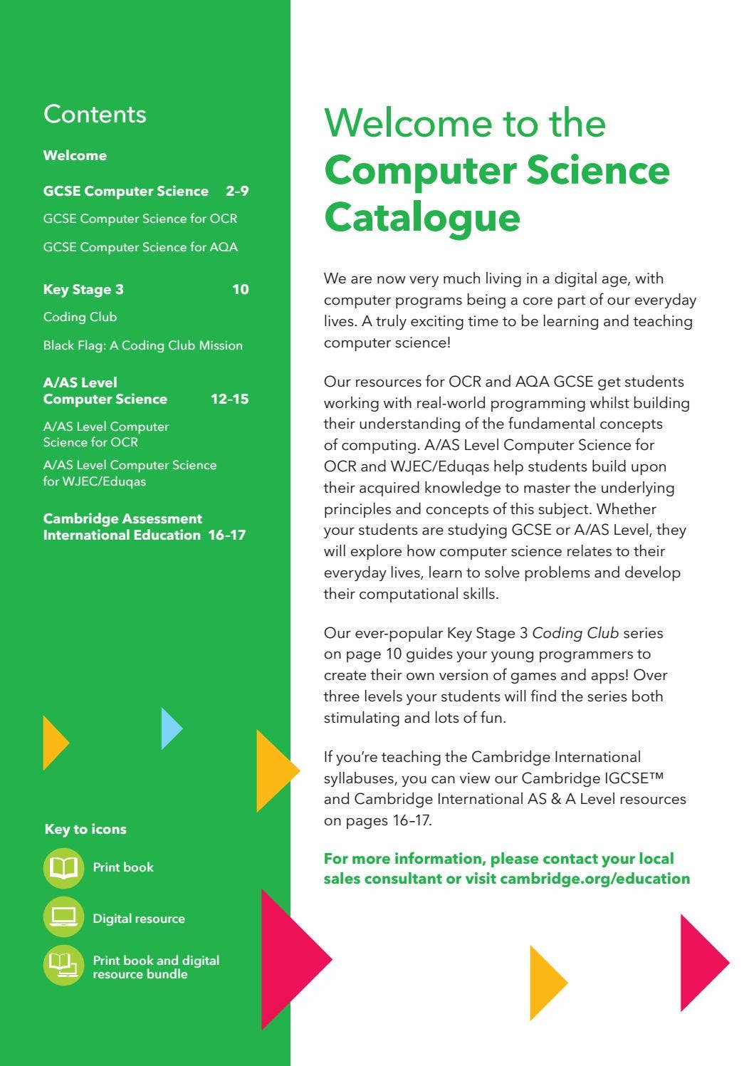Computer science UK catalogue by Cambridge International Education - Issuu