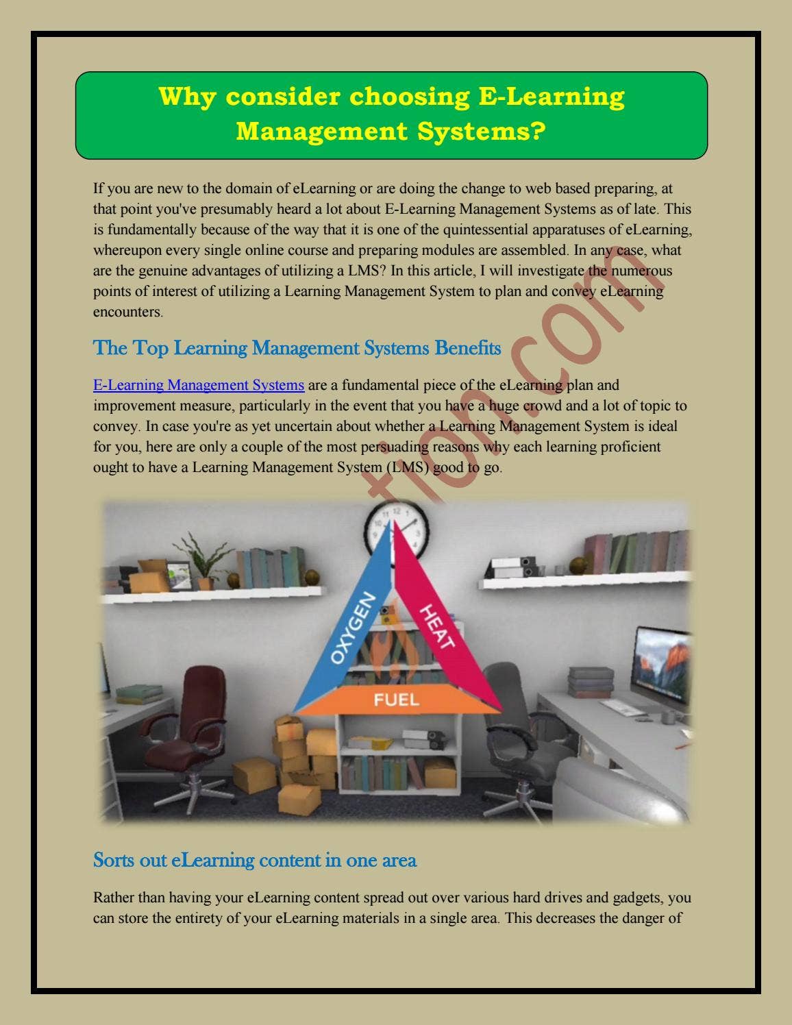 Elearning Customer Management Example Why consider choosing E-Learning Management Systems? by sbanimation - Issuu