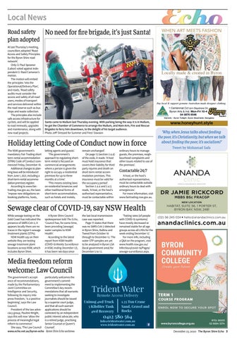 The Byron Shire Echo Issue 35 28 December 23 2020 By Echo Publications Issuu