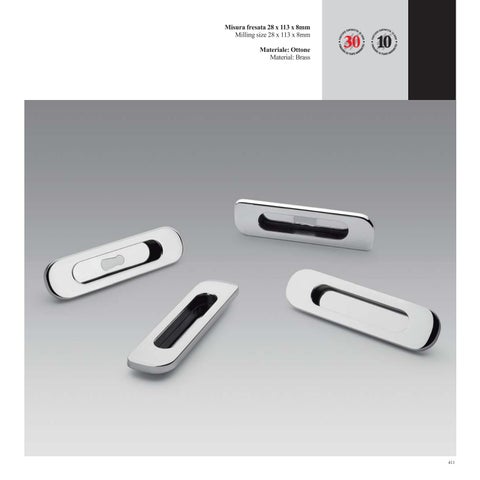 Colombo Design S.p.A. Handles 家具目录 2021: Flush handles | Maniglie ad incasso 第 11 页
