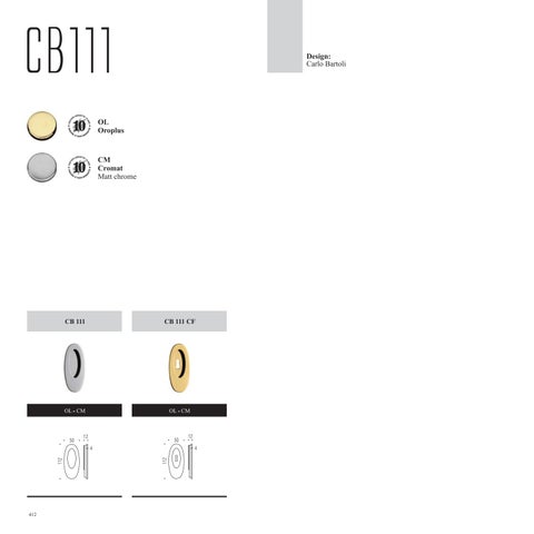 Colombo Design S.p.A. Handles 家具目录 2021: Flush handles | Maniglie ad incasso 第 12 页