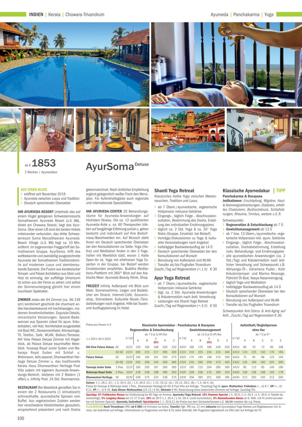 Fit Reisen Katalog Ayurveda & Yoga 2021 by Fit Reisen Issuu