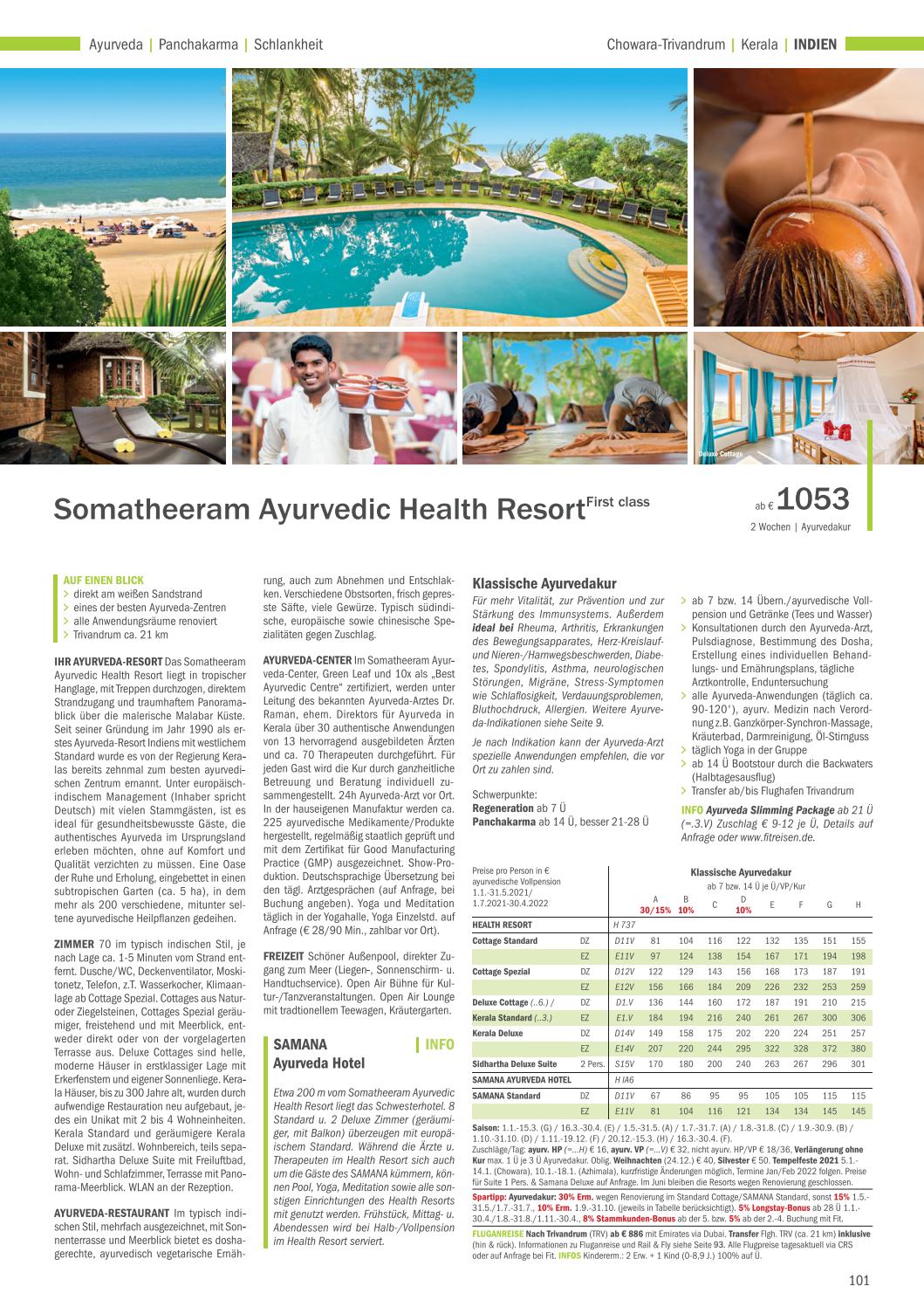 Fit Reisen Katalog Ayurveda & Yoga 2021 by Fit Reisen Issuu