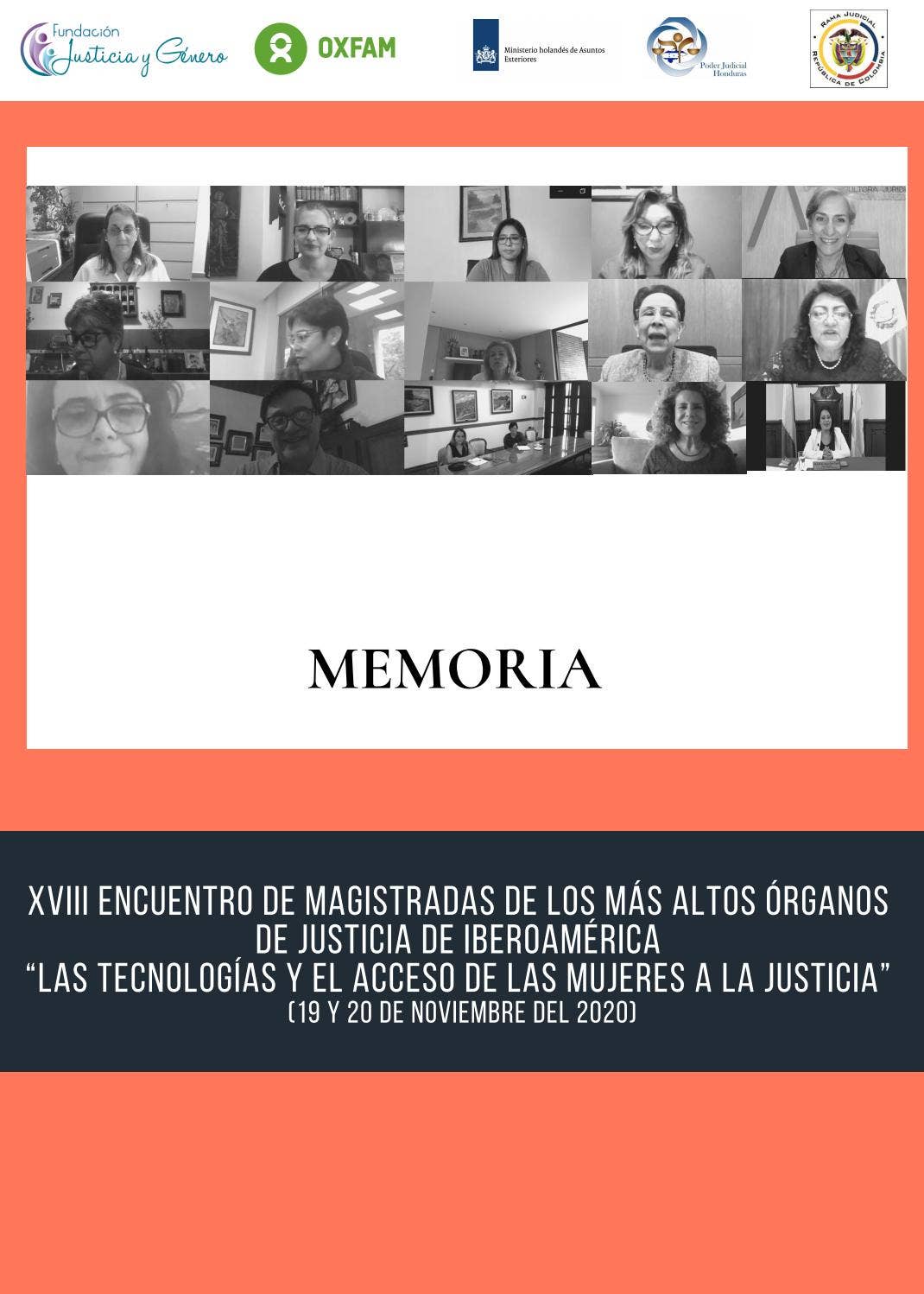 Memorias - XVIII Encuentro de Magistradas de los más altos órganos by ...