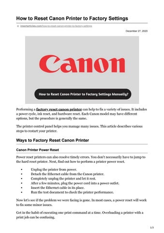 canon printer ethernet cable